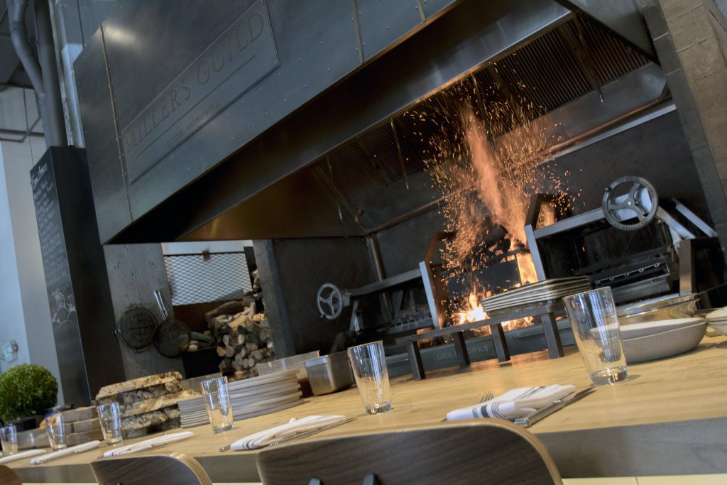 Sit in front of the Inferno and watch your food being prepared by our team of chef’s.